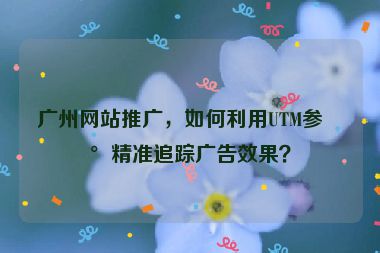 廣州網(wǎng)站推廣，如何利用UTM參數(shù)精準(zhǔn)追蹤廣告效果？