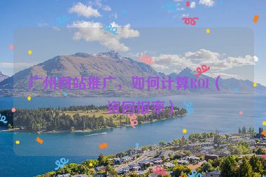 廣州網(wǎng)站推廣，如何計(jì)算ROI（投資回報(bào)率）