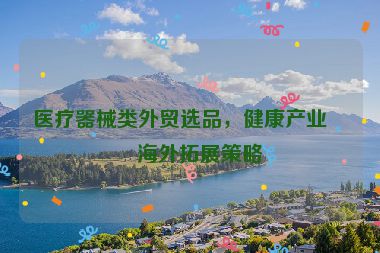 醫(yī)療器械類外貿(mào)選品，健康產(chǎn)業(yè)的海外拓展策略